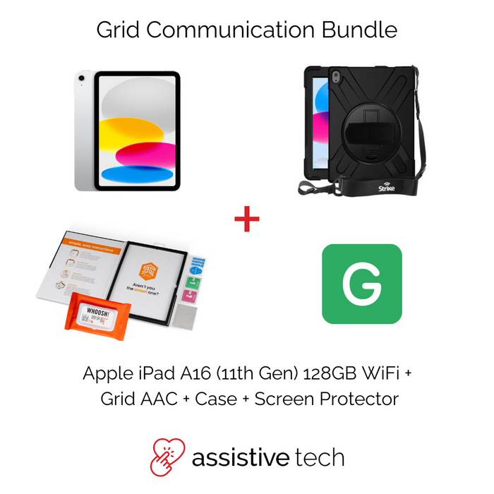 Grid AAC Communication Bundle (iPad 11th Gen/128GB + Strike Case)