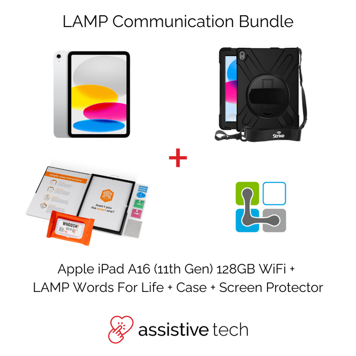 LAMP WFL AAC Communication Bundle (iPad 11th Gen/128GB + Strike Case)
