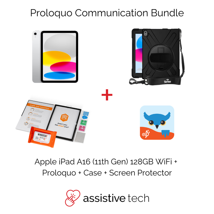 Proloquo 3 Year AAC Communication Bundle (iPad 11th Gen/128GB + Strike Case)