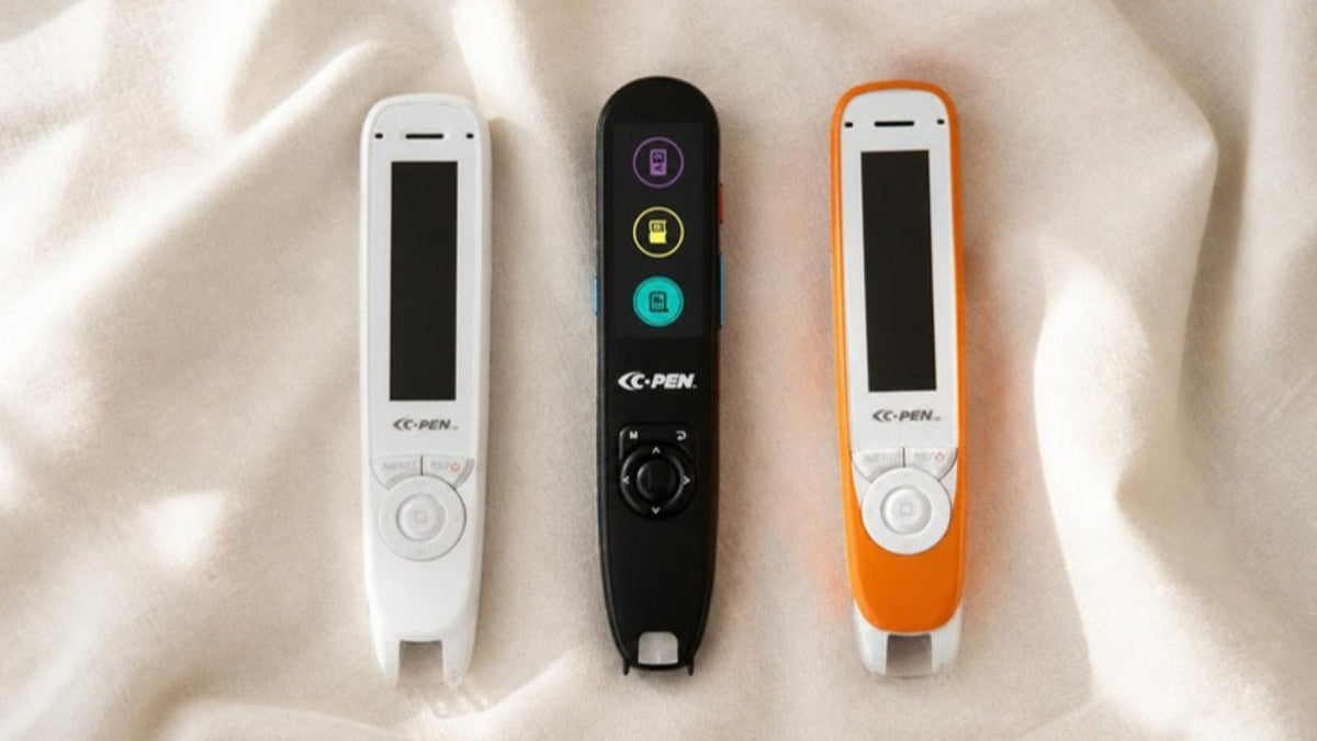 C-Pen Reader 2, Reader 3 and Exam Reader 2 side by side