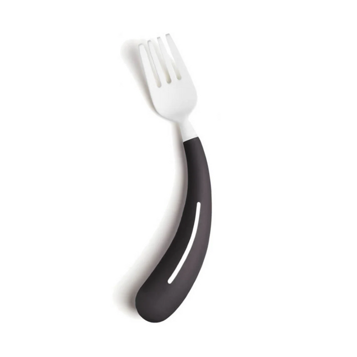 HenroGrip Fork - Black (Right-Handed) | Ergonomic Adaptive Cutlery