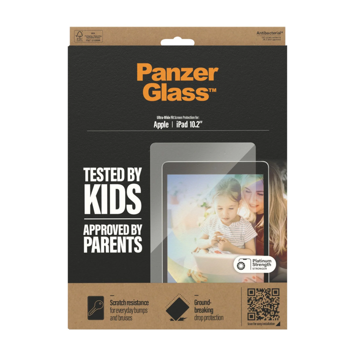 PanzerGlass Glass Screen Protector (for iPad 7th/8th/9th Gen) [Clear]