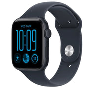 Apple Watch SE 3 GPS 44mm Midnight Aluminium Case with Navy Blue Sport Band - M/L