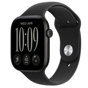 Apple Watch Series 12 GPS + Cellular 46mm Black Aluminium Case with Black Sport Band - M/L