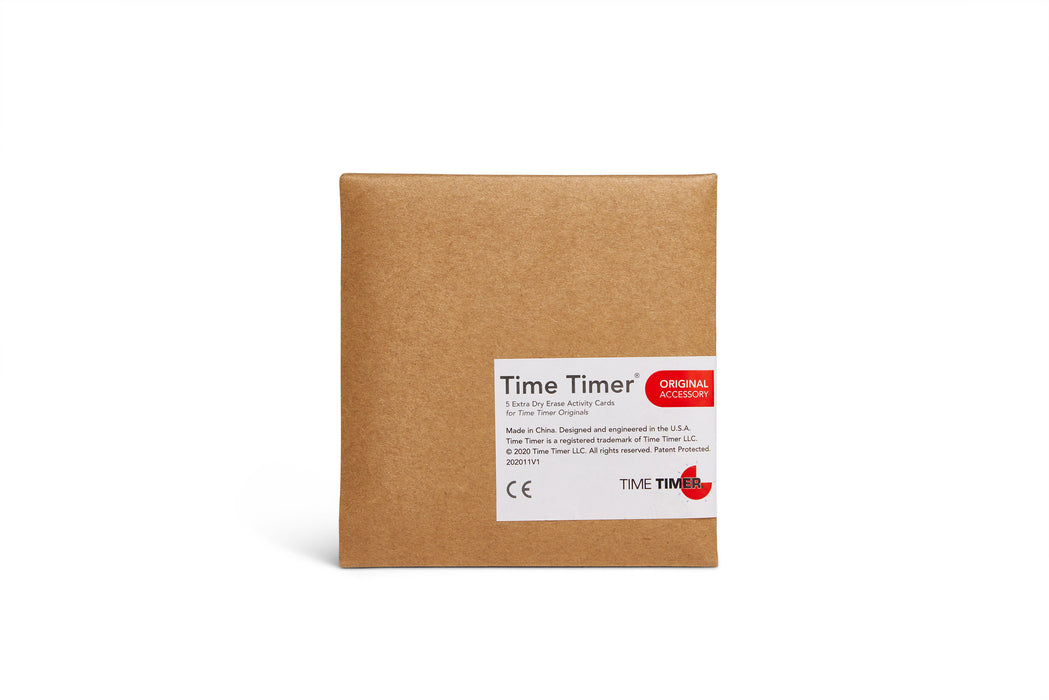 Time Timer Dry Erase Activity Card (5 Pack)