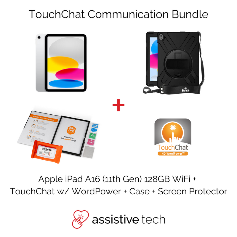 TouchChat HD + WP AAC Communication Bundle (iPad 11th Gen/128GB + Strike Case)