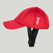 Ribcap Baseball Cap Red