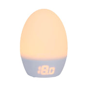 The Tommee Tippee Groegg2 Digital Nursery Thermometer & Night Light features a soft, warm glow and digital display, making it perfect for monitoring your baby's room temperature. Shown with an 18.0 reading on its plain white background.