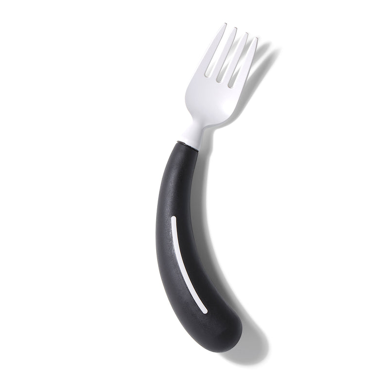 HenroGrip Fork- Black (Left-Handed) | Easy-Grip Adaptive Cutlery