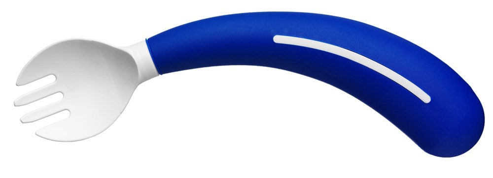 Henro-Grip Kids Spork – Blue (Right-Handed) | Adaptive Cutlery for Independent Eating