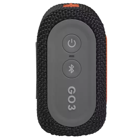 JBL Go 3 Portable Bluetooth Speaker (Black/Orange)