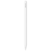 A white Apple Pencil Pro by Apple stands upright on a white background, showcasing advanced creative control for iPad users. "Apple Pencil Pro" is printed near the top of the stylus.