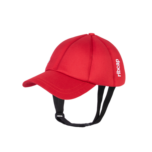 Ribcap Baseball Cap Red