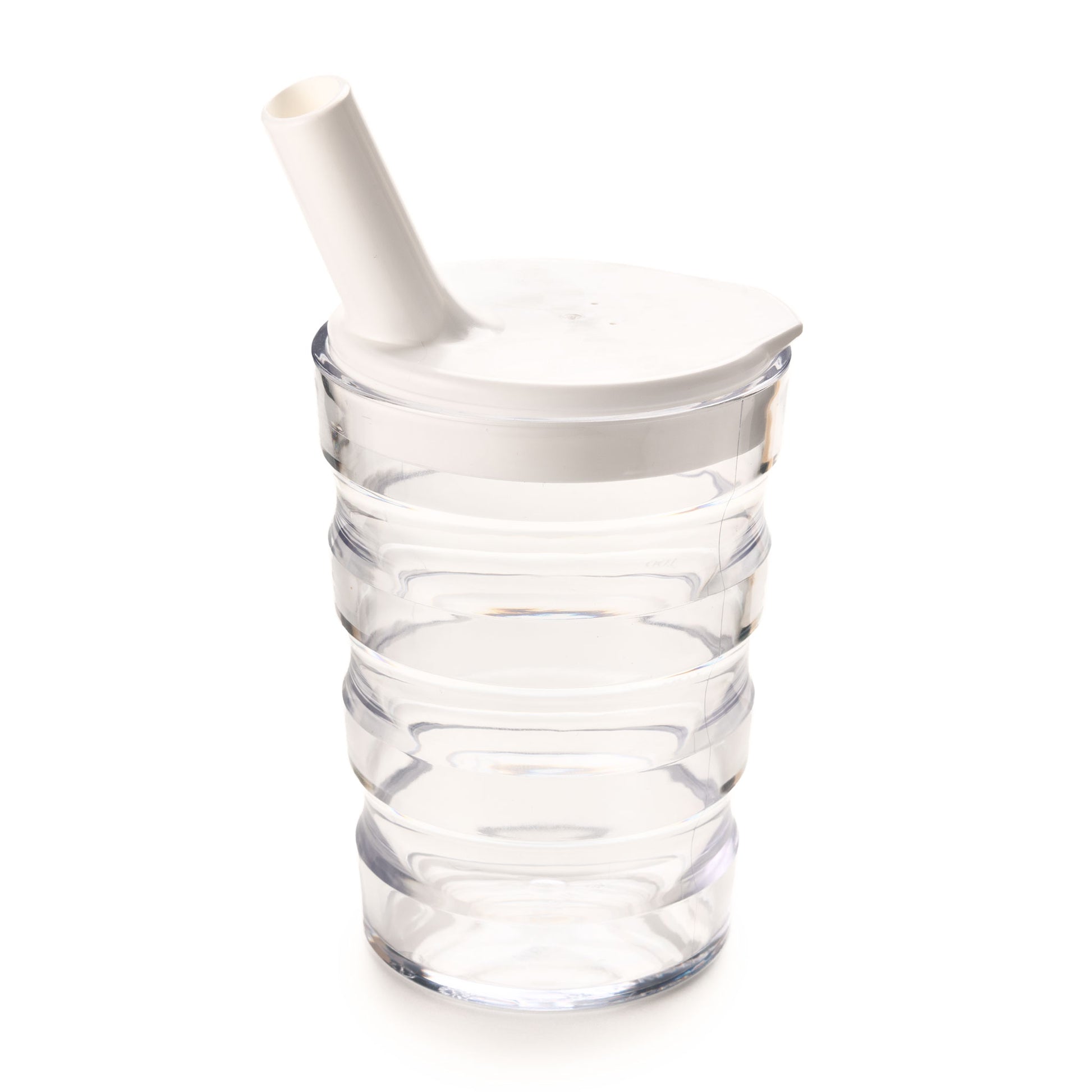The Rika Drinking Cap (Large Hole) features an angled built-in straw for easy, controlled drinking. Designed for use with the Sure Grip Mug (sold separately).
