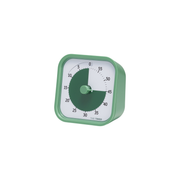 The Time Timer MOD - Home Edition [Fern Green] (60 min) by Time Timer shows 20 minutes remaining on its white face, highlighted in green. Ideal for home routines, it is angled slightly to the right on a white background.