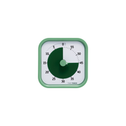 The Time Timer MOD - Home Edition [Fern Green] by Time Timer displays 20 minutes left, with a dark green section marking elapsed time, making it a perfect 60-minute visual countdown timer for home use.
