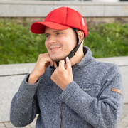 Ribcap Baseball Cap Red
