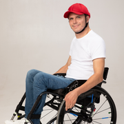 Ribcap Baseball Cap Red