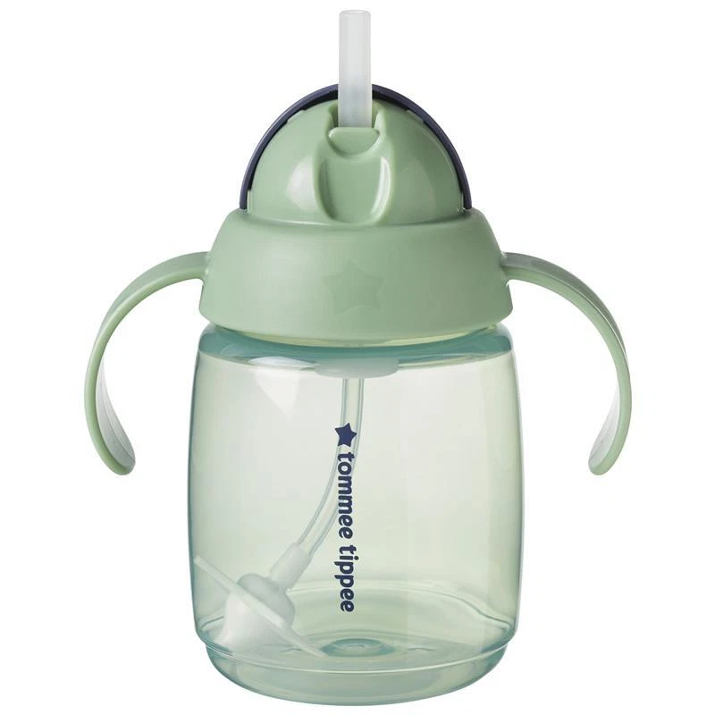 Tommee Tippee Trainer Straw Cup 300ml – Weighted Straw, 6m+, Leak-Proof