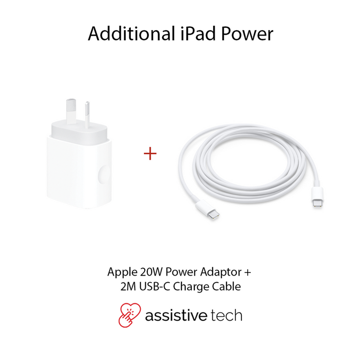 Apple 240W USB-C Charge Cable (2M) + Apple 20W Power Adapter Bundle