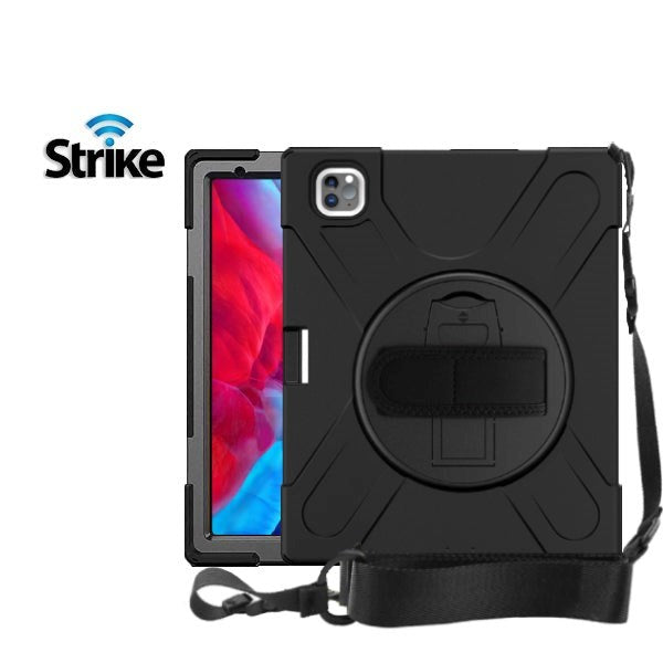 Strike Rugged Case with Hand Strap and Lanyard (for iPad Pro 12.9 1st/2nd/3rd/4th Gen)