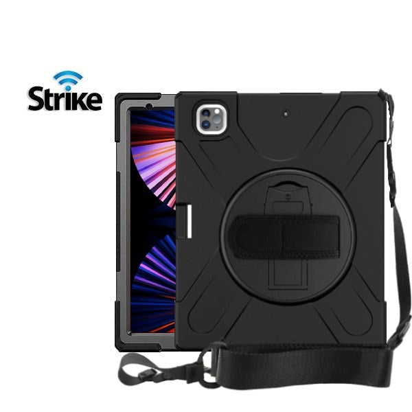 Strike Rugged Case with Hand Strap and Lanyard (for iPad Pro 12.9 5th/6th Gen)