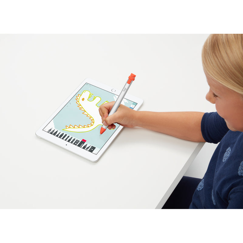 Logitech Crayon Stylus [Orange] (for iPad 6th/7th/8th/9th Gen)