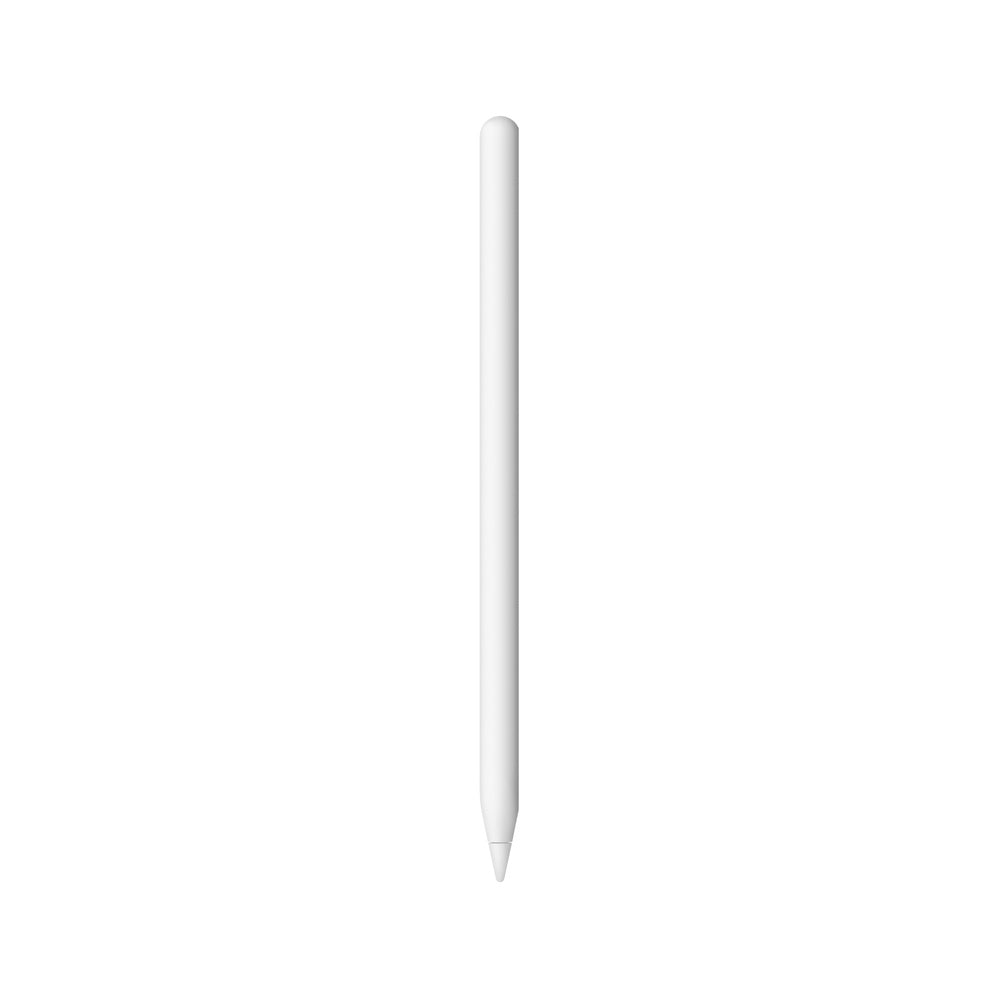 The Apple Pencil (2nd Generation) by Apple—a white, cylindrical digital stylus with a pointed tip—appears vertically against a plain white background, perfect for use with iPad.