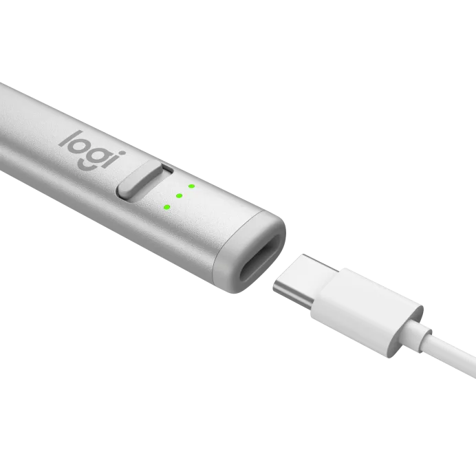Logitech Crayon Stylus [Silver] (for iPad 10th Gen) USB-C Connector