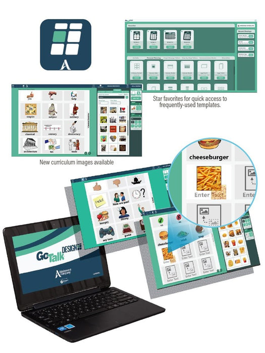 GoTalk Design Software (Web Only) - 1 Year Subscription
