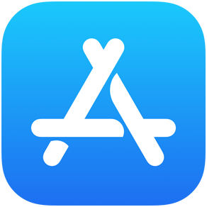 The Apple App Store icon—a white stylized A on a blue gradient—helps you find Assistive Tech’s PODD for Grid (English) In-App Purchase, which must be bought with Grid for iPad. Perfect for checking NDIS Replacement Support pricing.